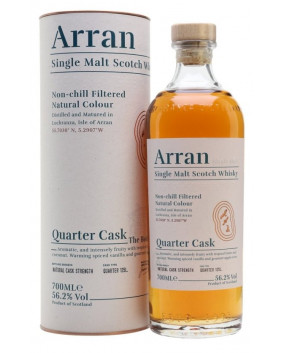 Arran Quarter Cask | Highland Single Malt Scotch Whisky | 70 cl | 56,2%